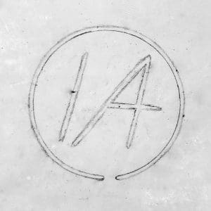 Circular concept sketch for IA Logo
