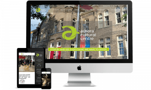 Aurora Cultural Centre website on various devices