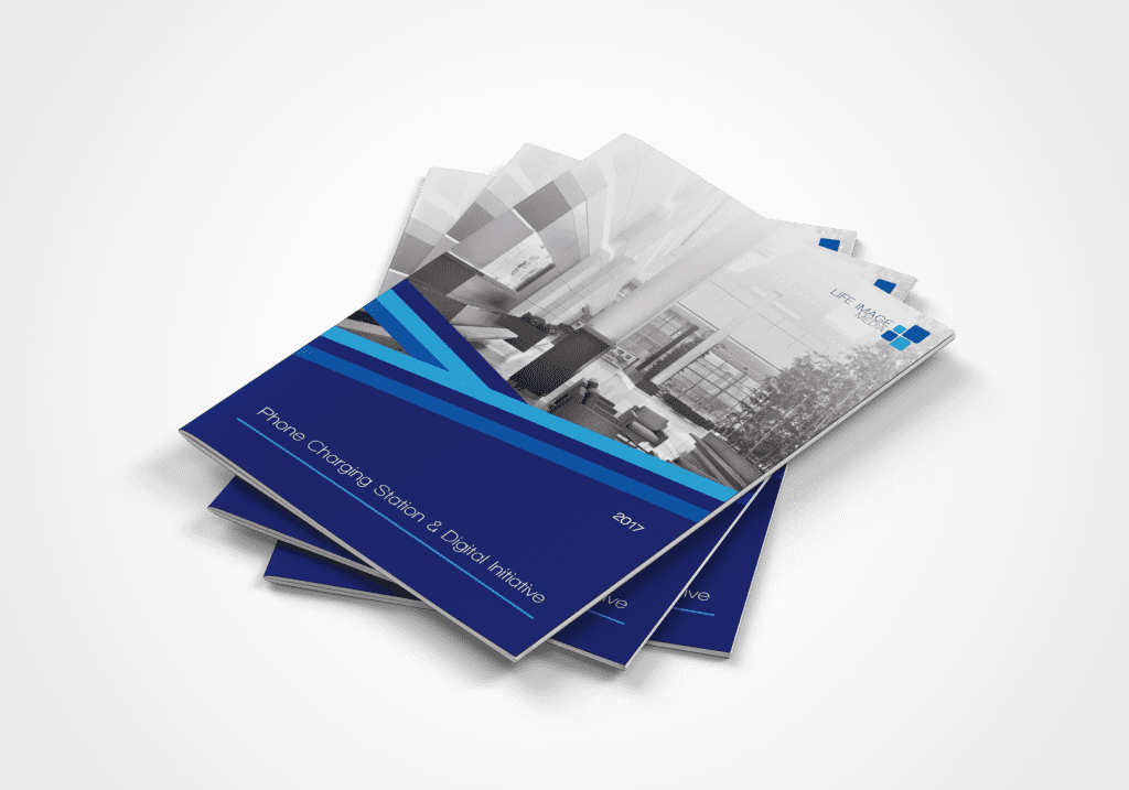 Life Image Media brochures stacked