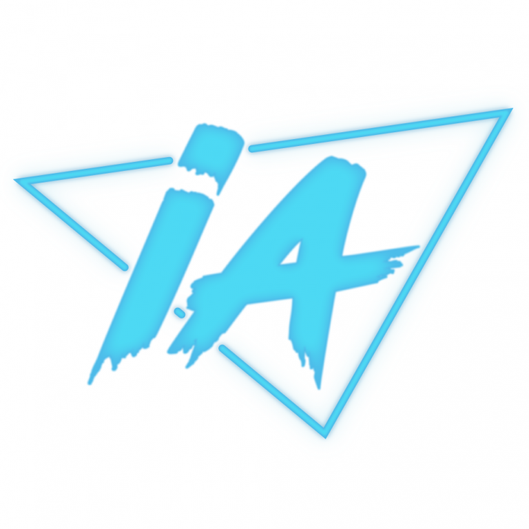 Inteligencia Automovil Logo in Brand colour Blue, as used in the splash screen